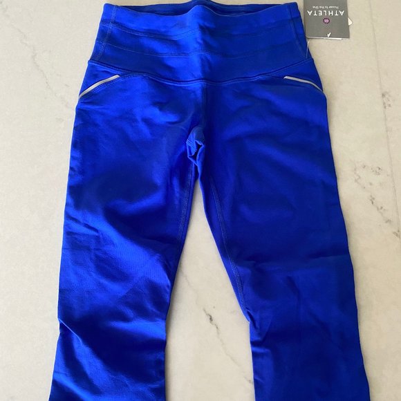 Athleta Relay Capri XXS Blue NWT - Picture 2 of 4
